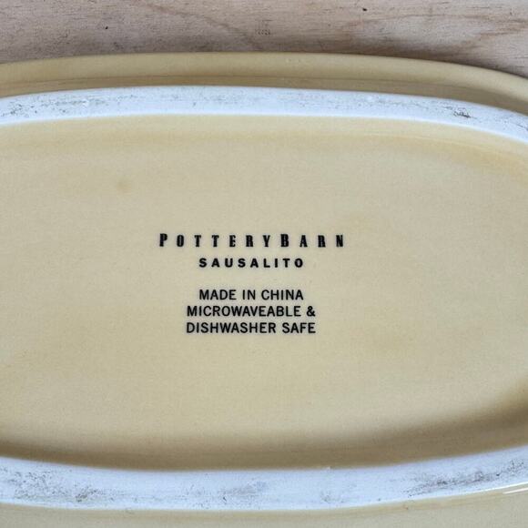 Pottery Barn Sausalito Butter Dish Yellow with Lid Replacement - Picture 5 of 5